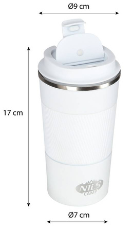 Kubek Termiczny Termos Turystyczny Stalowy Butelka Na Kawę Herbatę 510 ml