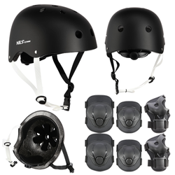 Kask Na Rolki Rower Hulajnogę Regulowany Dla Dzieci Orzeszek + Ochraniacze