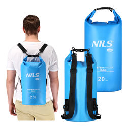 Worek Plecak Wodoodporny Wodoszczelny DRY BAG Żeglarski 20 L NILS CAMP
