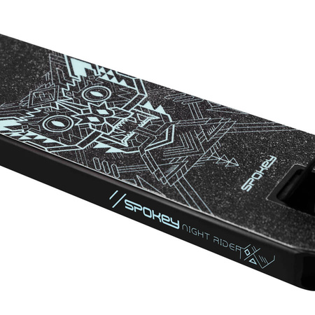 SPOKEY Hulajnoga Wyczynowa Młodzieżowa Świecąca W Ciemności Kółka 100 mm ABEC-7