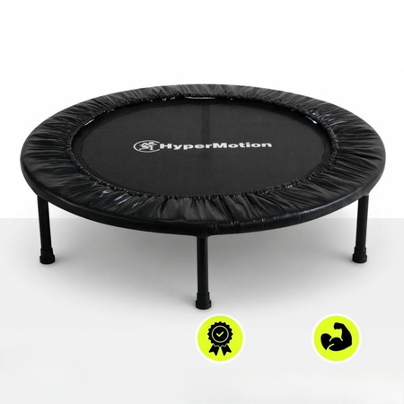Trampolina Fitness Domowa Sportowa Czarna 91 cm Do 100 kg HyperMotion