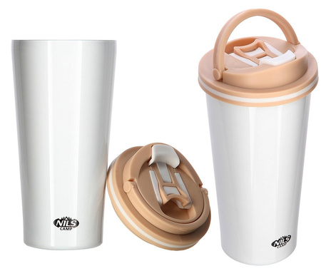 Kubek Termiczny Termos Turystyczny Stalowy Butelka Na Kawę Herbatę 500 ml