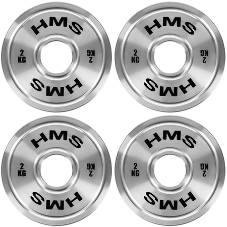 Talerz Obciążenie Olimpijskie Na Gryf Sztangę Chromowana Stal HMS 4x 2 kg