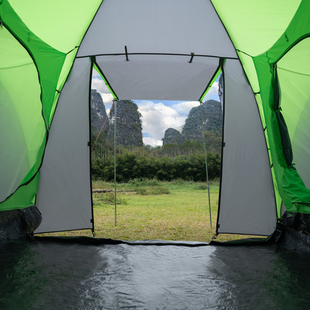 Namiot Kempingowy Turystyczny 4 Osobowy Wodoodporny Filtr UV + Pokrowiec