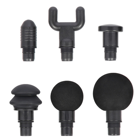 Pistolet Do Masażu Ciała Pleców Masażer Mięśni Massage Gun 6 Końcówek HMS