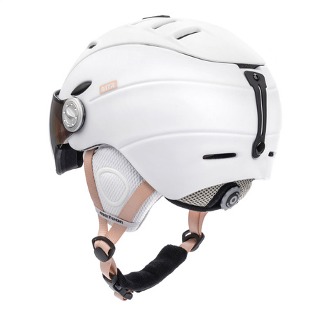 Kask Narciarski Z Szybą Snowboardowy Z Regulacją METEOR