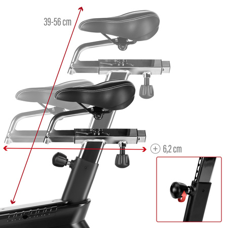 HMS Rowerek Rower Stacjonarny Powietrzny Treningowy Do Ćwiczeń Cardio
