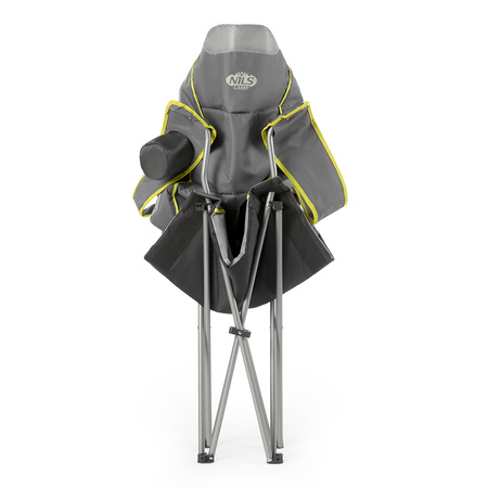 NILS Krzesło Plażowe Turystyczne Składane Kempingowe Ogrodowe + Pokrowiec