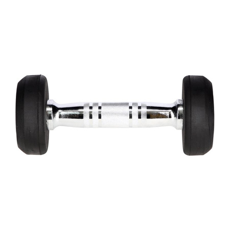 Hantle Ciężarki Gumowane Chromowane Do Ćwiczeń Fitness Treningu 2x2 kg