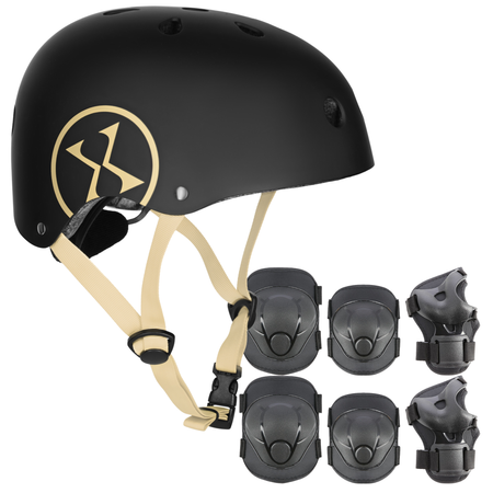 Kask Na Rolki Rower Hulajnogę Regulowany Dla Dzieci Orzeszek + Ochraniacze