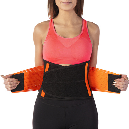 Ściągacz Pas Lędźwiowy Na Brzuch Wyszczuplający Neoprenowy HMS