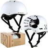 Kask Regulowany Na Rolki Rower Hulajnogę Orzeszek + Zestaw Ochraniaczy NILS