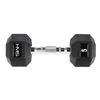 Hantla Ciężarek Gumowany Do Ćwiczeń Treningu Siłowego HEX PRO 5 kg HMS