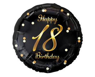 Balon Foliowy Dekoracyjny Ozdobny Imprezowy Na 18 Urodziny 18" GODAN