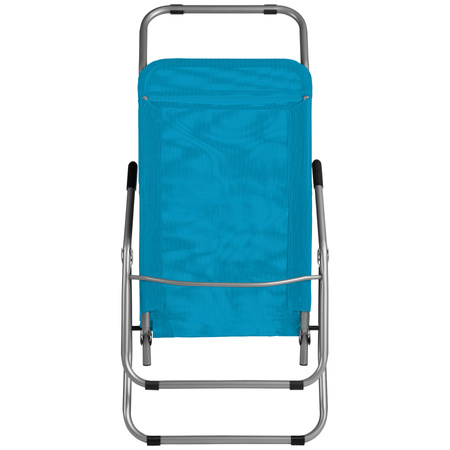 Leżak Ogrodowy Plażowy Basenowy Kempingowy Fotel Składany Turystyczny NILS