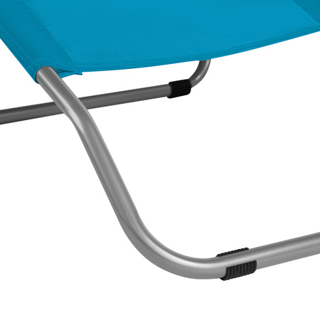 Leżak Ogrodowy Plażowy Basenowy Kempingowy Fotel Składany Turystyczny NILS