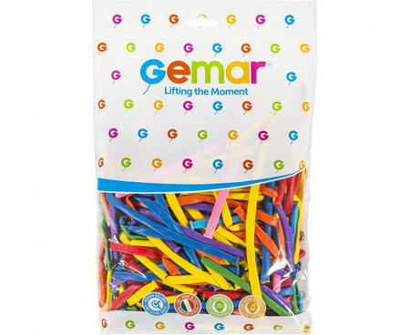 Pastelowe Różnokolorowe Balony Rurki Do Modelowania Dla Animatora 100 szt.