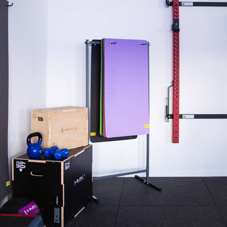 HMS Stalowy Stojak Na Maty Do Ćwiczeń Fitness Jogi Pilatesu Maks. Obciążenie 36 kg