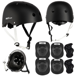 Kask Na Rolki Rower Hulajnogę Regulowany Dla Dzieci Orzeszek + Ochraniacze