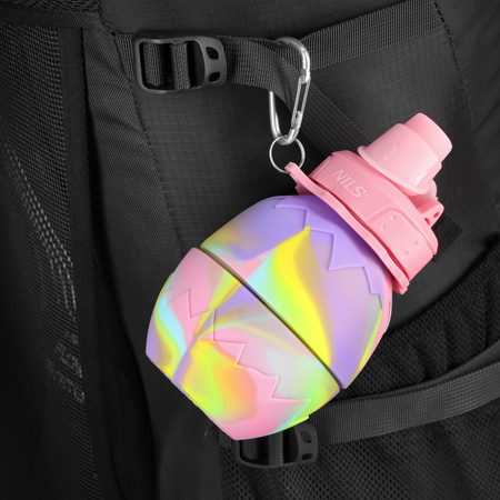 Butelka Sportowa Bidon Silikonowy Składany 700 ml NILS