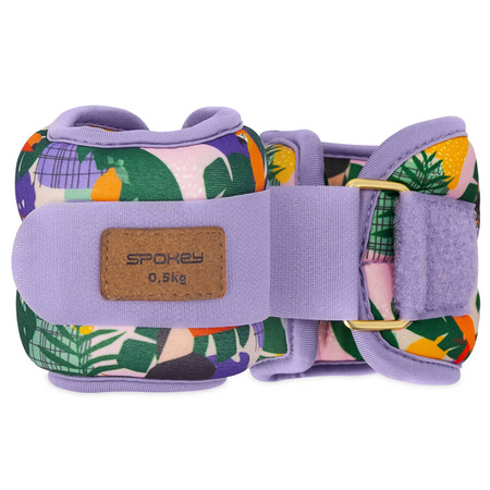 Obciążenia Ciężarki Na Kostki Nadgarstki Do Ćwiczeń Fitness 2x0,5 kg SPOKEY