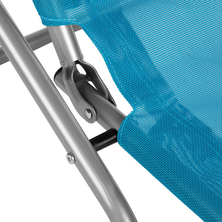 Leżak Ogrodowy Plażowy Basenowy Kempingowy Fotel Składany Turystyczny NILS