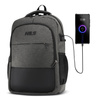 Plecak Miejski Turystyczny Trekkingowy Sportowy Z Miejscem Na Laptopa USB 18 L NILS