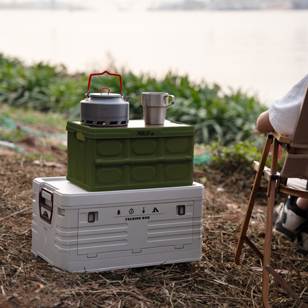 Skrzynia Pojemnik Do Przechowywania Transportowa Modułowa Kempingowa 2w1