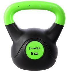 Kettlebell Odważnik Kompozytowy Hantel Do Ćwiczeń Fitness Crossfit 6 kg HMS