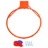Zestaw Do Gry W Koszykówkę Przykręcana Obręcz Do Kosza 45 cm + Siatka NILS	