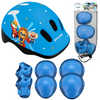 Kask Rowerowy Regulowany Na Rolki Hulajnogę Dziecięcy Ochronny Wentylowany + Zestaw Ochraniaczy SPOKEY