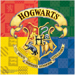 Serwetki Papierowe Ozdobne Na Przyjęcie 33x33 cm Harry Potter 20szt. PROCOS
