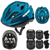 Kask Rowerowy Regulowany Dziecięcy Otwory Wentylacyjne + Zestaw Ochraiaczy