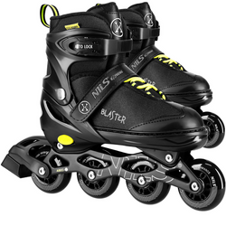 Rolki Regulowane Łyżworolki Rekreacyjne Młodzieżowe Kauczukowe Kółka NILS