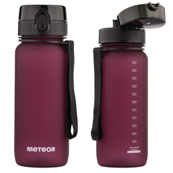 Butelka Sportowa Bidon Na Wodę Z Miarką Tritanowa Z Ustnikiem 650 ml METEOR
