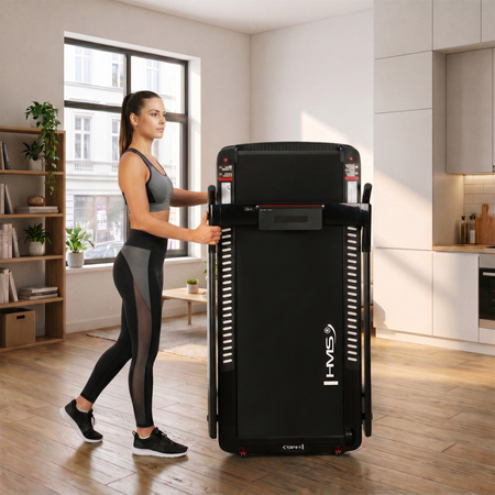 Bieżnia Elektryczna Treningowa Składana Domowa 14 km/h Do 120 kg HMS
