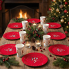 6x Talerzyki 18 cm + 6x Kubeczki 250 ml Papierowe Na Boże Narodzenie GODAN