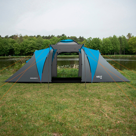 Namiot Kempingowy Turystyczny 4 Osobowy Wodoodporny Filtr UV + Pokrowiec