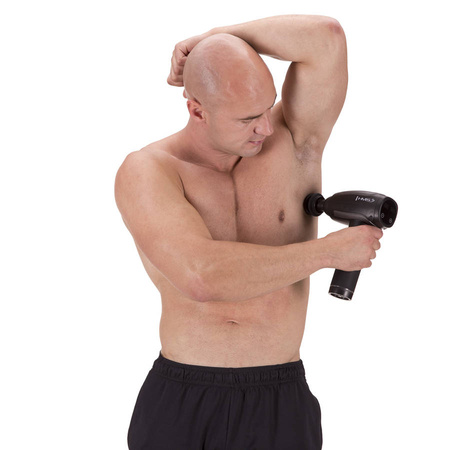 Pistolet Do Masażu Ciała Pleców Masażer Mięśni Massage Gun 6 Końcówek HMS