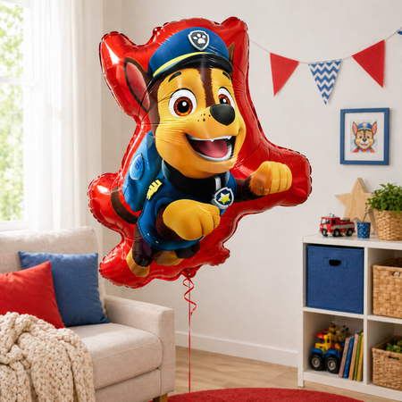 Balon Foliowy Chase Psi Patrol Na Urodziny Przyjęcie Dla Dziecka 56 x 68 cm