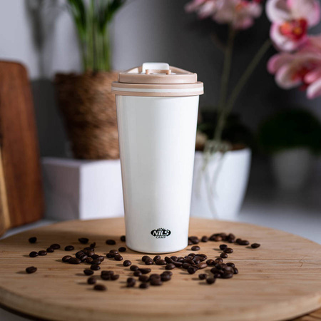 Kubek Termiczny Termos Turystyczny Stalowy Butelka Na Kawę Herbatę 500 ml