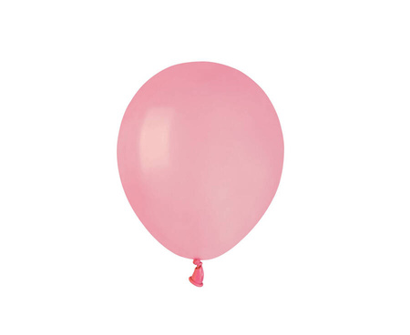 Balony Jasnoróżowe Klasyczne Pastelowe Na Urodziny Przyjęcie 5" 100 szt.
