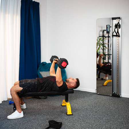 HMS Zestaw Regulowanych Sztangielek 3w1 Do Ćwiczeń Treningu 41 kg