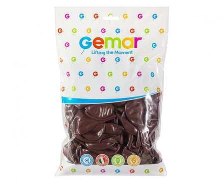 Balony Klasyczne Pastelowe Burgundowe Lateksowe Na Urodziny 12" 100 szt.