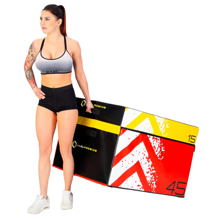 Skrzynie Plyometryczne Do Ćwiczeń Fitness Treningu Crossfit 4 szt. HMS