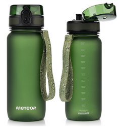 Butelka Sportowa Bidon Na Wodę Z Miarką Tritanowa Z Ustnikiem 650 ml METEOR