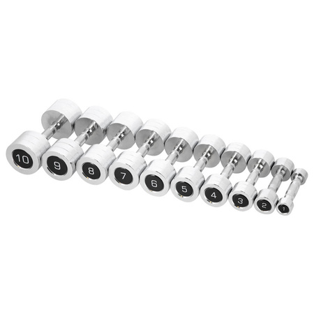 HMS Zestaw Hantle Hantelki Ciężarki Do Ćwiczeń Fitness Treningu 2x1 kg