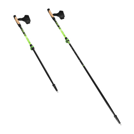Kije Kijki Trekkingowe Turystyczne Do Chodzenia Nordic Walking Regulowane 93-125 cm NILS