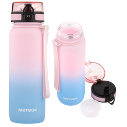Butelka Sportowa Bidon Na Wodę Z Miarką Tritanowa Z Ustnikiem 800 ml METEOR