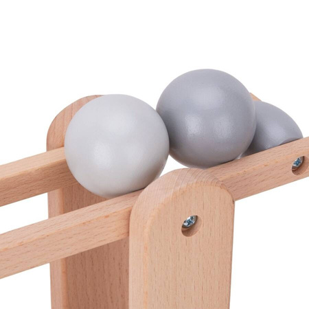 Duży Drewniany Kulodrom Zjeżdżalnia z Wirującymi Elementami MAMABRUM